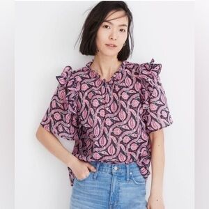 BANJANAN Pink Blouse - Women Size Small